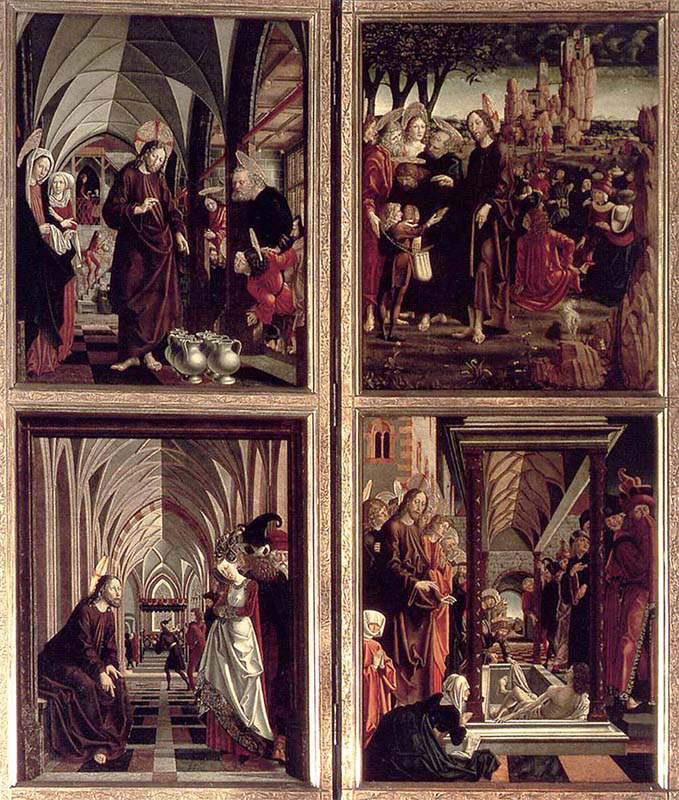 Saint Wolfgang Altarpiece-Scenes from the Life of Christ